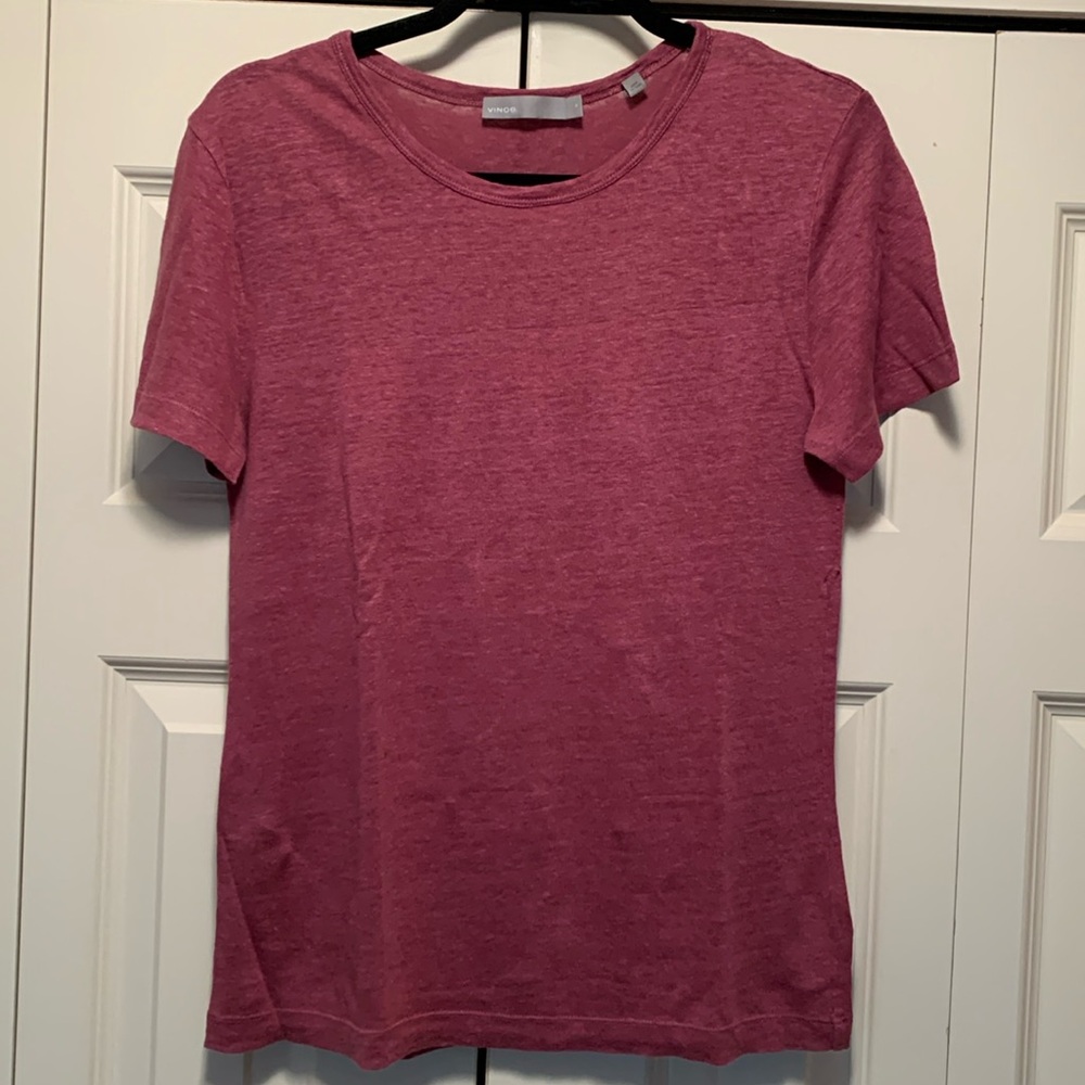 Vince 100% Linen Tee